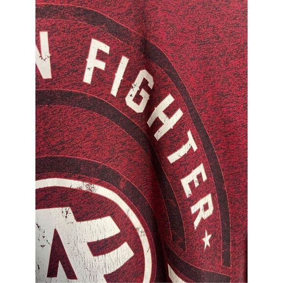 American Fighter Mens Red 1974 Training Division T-Shirt Size Large - Picture 4 of 6